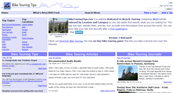 Desktop Screenshot of biketouringtips.com